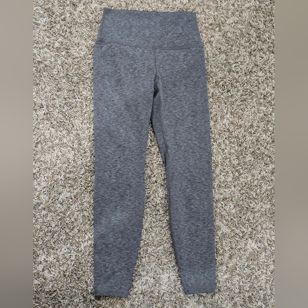 Hollister Gilly Hicks Active Recharge Leggings Heathered Gray Sz S Short